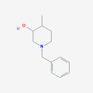 molecular formula C13H19NO B1321944 1-Benzyl-4-methylpiperidin-3-ol CAS No. 384338-20-9