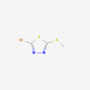 2-Bromo-5-(methylthio)-1,3,4-thiadiazole