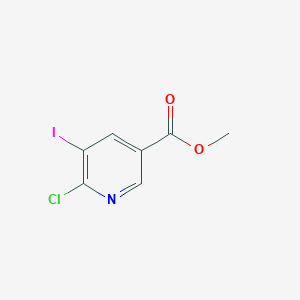 molecular formula C7H5ClINO2 B1321958 Methyl 6-Chloro-5-iodonicotinate CAS No. 365413-29-2