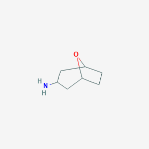 molecular formula C7H13NO B1321964 8-Oxabicyclo[3.2.1]octan-3-amine CAS No. 911826-55-6