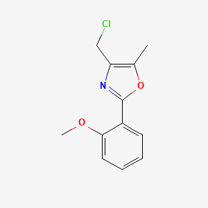 4-(Chloromethyl)-2-(2-methoxyphenyl)-5-methyl-1,3-oxazole
