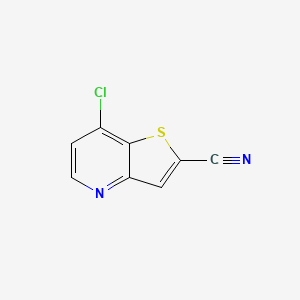 7-Chlorothieno[3,2-B]pyridine-2-carbonitrile