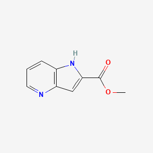 molecular formula C9H8N2O2 B1321980 1H-吡咯并[3,2-b]吡啶-2-甲酸甲酯 CAS No. 394223-19-9