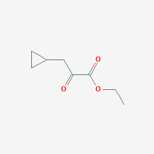 molecular formula C8H12O3 B1321989 Ethyl 3-cyclopropyl-2-oxopropanoate CAS No. 64025-67-8