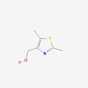 molecular formula C6H9NOS B1321990 (2,5-Dimethyl-1,3-thiazol-4-YL)methanol CAS No. 881008-98-6
