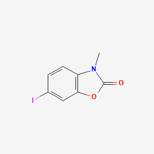 6-Iodo-3-methyl-2,3-dihydro-1,3-benzoxazol-2-one