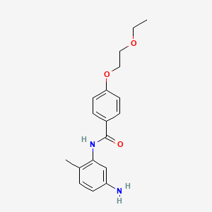 N-(5-Amino-2-methylphenyl)-4-(2-ethoxyethoxy)-benzamide