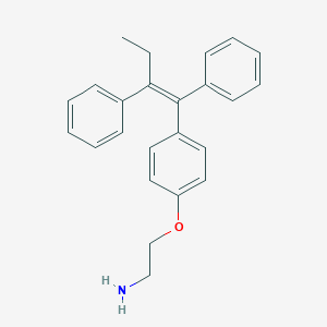 molecular formula C24H25NO B132202 Desdimethyltamoxifen CAS No. 80234-20-4
