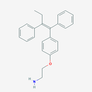molecular formula C24H25NO B132202 N,N-Didesmethyltamoxifen CAS No. 80234-20-4