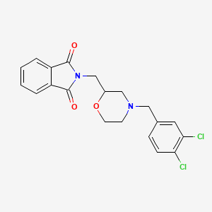2-[4-(3,4-Dichloro-benzyl)-morpholin-2-ylmethyl]-isoindole-1,3-dione