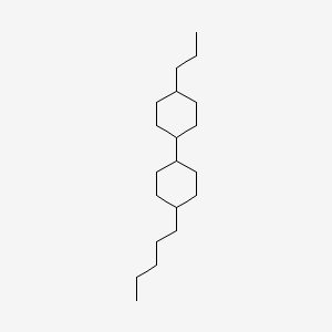 molecular formula C20H38 B1322028 (trans,trans)-4-Pentyl-4'-propyl-1,1'-bi(cyclohexane) CAS No. 92263-41-7