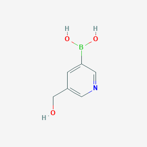 molecular formula C6H8BNO3 B1322037 (5-(Hydroxymethyl)pyridin-3-yl)boronic acid CAS No. 908369-20-0