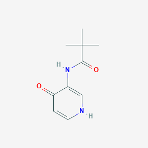 molecular formula C10H14N2O2 B1322048 N-(4-Hydroxy-pyridin-3-yl)-2,2-dimethyl-propionamide CAS No. 540497-47-0