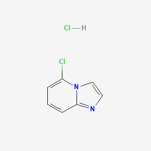 molecular formula C7H6Cl2N2 B1322050 5-Chloroimidazo[1,2-a]pyridine hydrochloride CAS No. 3931-68-8