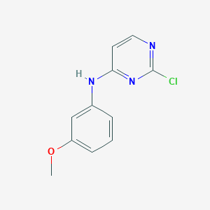 molecular formula C11H10ClN3O B1322051 2-Chloro-N-(3-methoxyphenyl)pyrimidin-4-amine CAS No. 191728-86-6