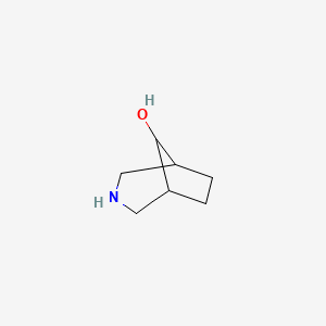 molecular formula C7H13NO B1322052 3-Azabicyclo[3.2.1]octan-8-ol 
