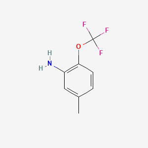 molecular formula C8H8F3NO B1322054 5-Methyl-2-(trifluoromethoxy)aniline CAS No. 151276-15-2