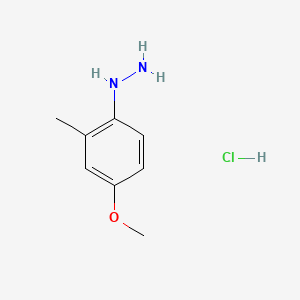 molecular formula C8H13ClN2O B1322055 4-Methoxy-2-methylphenylhydrazine hydrochloride CAS No. 93048-16-9