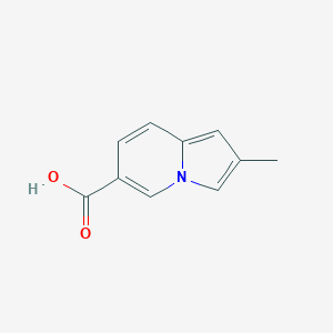 molecular formula C10H9NO2 B1322056 2-Methylindolizine-6-carboxylic acid CAS No. 256935-78-1