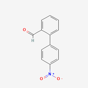 molecular formula C13H9NO3 B1322065 4'-Nitro[1,1'-biphenyl]-2-carbaldehyde CAS No. 924868-84-8