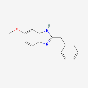 molecular formula C15H14N2O B1322068 2-Benzyl-5-methoxy-1H-benzo[D]imidazole CAS No. 40608-76-2