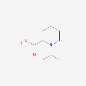 molecular formula C9H17NO2 B1322074 1-Isopropylpiperidine-2-carboxylic acid 