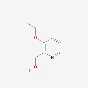 molecular formula C8H11NO2 B1322080 3-Ethoxy-2-hydroxymethylpyridine CAS No. 62734-03-6