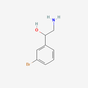 molecular formula C8H10BrNO B1322085 2-Amino-1-(3-bromophenyl)ethanol CAS No. 41147-81-3