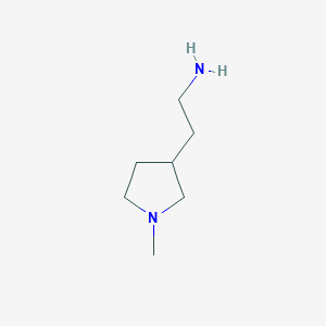 molecular formula C7H16N2 B1322088 2-(1-Methylpyrrolidin-3-yl)ethan-1-amine CAS No. 774213-88-6