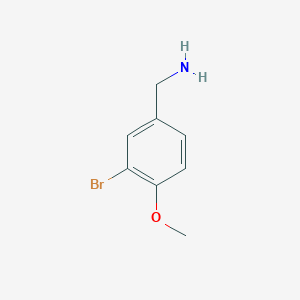 molecular formula C8H10BrNO B1322093 3-Bromo-4-methoxybenzylamine CAS No. 247254-47-3