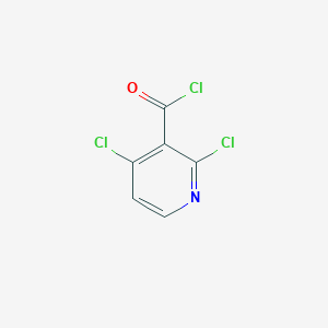 molecular formula C6H2Cl3NO B1322095 2,4-二氯吡啶-3-甲酰氯 CAS No. 607351-40-6