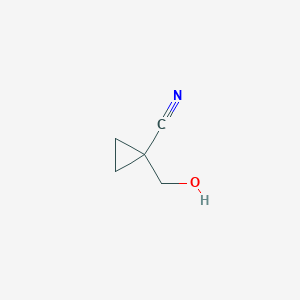 molecular formula C5H7NO B1322097 1-(Hydroxymethyl)cyclopropanecarbonitrile CAS No. 98730-77-9