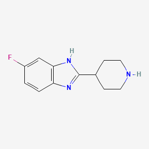 6-Fluoro-2-piperidin-4-yl-1H-benzimidazole