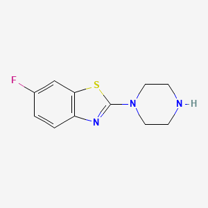 6-Fluoro-2-(piperazin-1-yl)benzo[d]thiazole