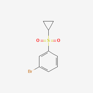 molecular formula C9H9BrO2S B1322105 1-溴-3-(环丙基磺酰基)苯 CAS No. 19433-09-1