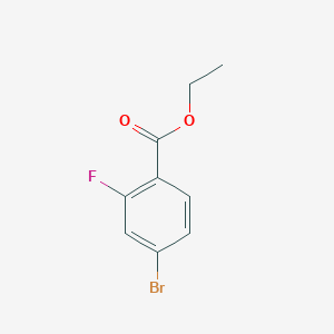 molecular formula C9H8BrFO2 B1322106 4-溴-2-氟苯甲酸乙酯 CAS No. 474709-71-2