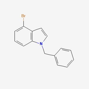 molecular formula C15H12BrN B1322109 1-苄基-4-溴-1H-吲哚 CAS No. 481630-48-2