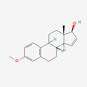 molecular formula C19H24O2 B1322111 Estra-1,3,5(10),15-tetraen-17-ol, 3-methoxy-, (17beta)- 