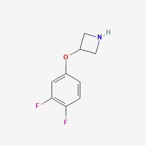 molecular formula C9H9F2NO B1322127 3-(3,4-Difluorophenoxy)azetidine CAS No. 954220-76-9