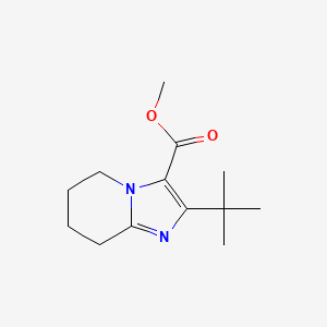 molecular formula C13H20N2O2 B13221441 Methyl 2-tert-butyl-5H,6H,7H,8H-imidazo[1,2-a]pyridine-3-carboxylate 