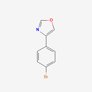 molecular formula C9H6BrNO B1322152 4-(4-Bromophenyl)oxazole CAS No. 54289-73-5