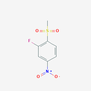 molecular formula C7H6FNO4S B1322154 2-Fluoro-1-(methylsulfonyl)-4-nitrobenzene CAS No. 252561-33-4