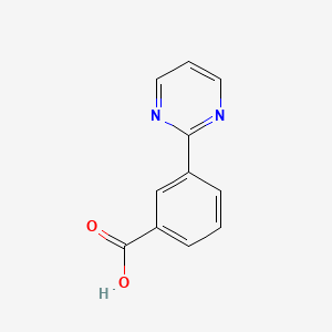 molecular formula C11H8N2O2 B1322155 3-(Pyrimidin-2-yl)benzoic Acid CAS No. 579476-26-9