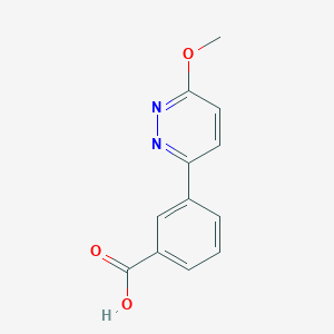 molecular formula C12H10N2O3 B1322160 3-(6-Methoxypyridazin-3-yl)benzoic acid CAS No. 1235441-37-8