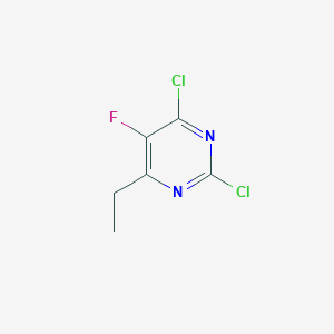 molecular formula C6H5Cl2FN2 B1322167 2,4-二氯-6-乙基-5-氟嘧啶 CAS No. 137234-85-6