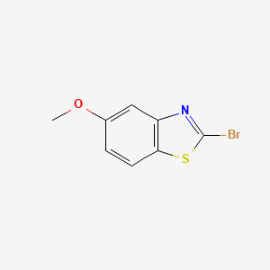 molecular formula C8H6BrNOS B1322183 2-Bromo-5-methoxybenzothiazole CAS No. 214337-39-0