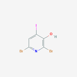 molecular formula C5H2Br2INO B1322188 2,6-Dibromo-4-iodopyridin-3-ol CAS No. 478148-75-3