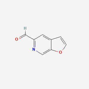molecular formula C8H5NO2 B1322191 Furo[2,3-c]pyridine-5-carboxaldehyde CAS No. 478148-61-7