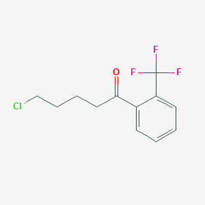 5-Chloro-1-oxo-1-(2-trifluoromethylphenyl)pentane