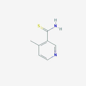 molecular formula C7H8N2S B1322202 4-Methylpyridine-3-carbothioamide CAS No. 38824-78-1